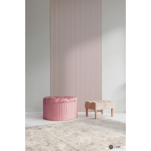 Kép 5/6 - Lamelio INFINITY ONDA lamella panel, fehér, festhető, 12.2 x 270 cm