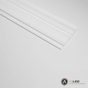 Kép 3/4 - Lamelio INFINITY VERSAL lamella panel, fehér, festhető, 12.2 x 270 cm