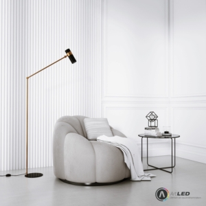Kép 2/9 - Lamelio INFINITY LUNA lamella panel, fehér, festhető, 12.2 x 270 cm