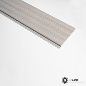 Kép 6/6 - Lamelio ONDA lamella panel, szürke, 12.2 x 270 cm