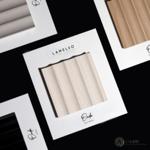 Kép 4/5 - Lamelio ONDA lamella panel, old white, 12.2 x 270 cm