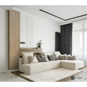 Kép 3/9 - Lamelio ONDA lamella panel, natúr tölgy, 12.2 x 270 cm