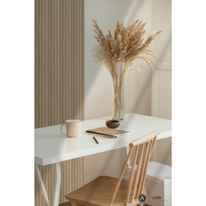 Kép 4/9 - Lamelio ONDA lamella panel, natúr tölgy, 12.2 x 270 cm