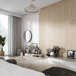 Kép 7/9 - Lamelio ONDA lamella panel, natúr tölgy, 12.2 x 270 cm