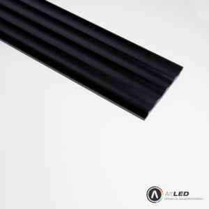 Kép 8/8 - Lamelio ONDA lamella panel, fekete, 12.2 x 270 cm