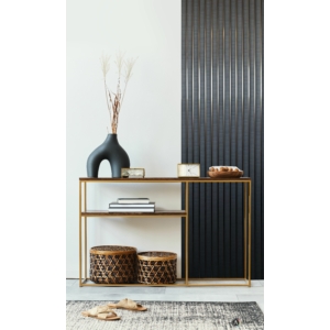 Kép 2/6 - Lamelio AMBER lamella panel, antracit, 12.2 x 270 cm