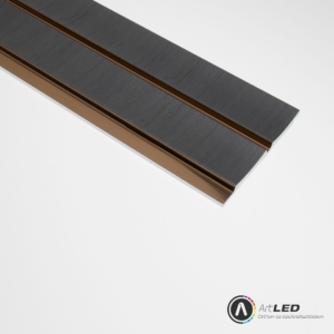 Kép 6/6 - Lamelio AMBER lamella panel, antracit, 12.2 x 270 cm