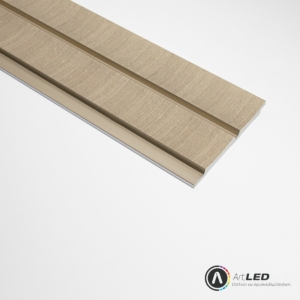 Kép 8/8 - Lamelio AMBER lamella panel, bézs, 12.2 x 270 cm