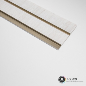 Kép 6/6 - Lamelio AMBER lamella panel, fehér, 12.2 x 270 cm