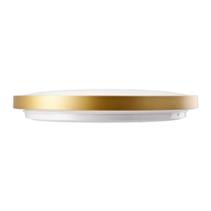 Kép 2/2 - GTV ATOL LED mennyezeti lámpa, 32W, 4000K, 2560 lm, IP54, arany, 40 cm