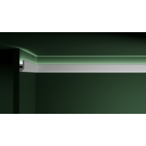 Kép 3/7 - EXTRA kedvezmény csomag - LED003 rejtett világításos díszléc + COB LED szalag