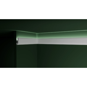 Kép 2/7 - Dubai Decor LED003 rejtett világításos díszléc 2400 x 80 x 33 mm