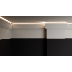 Kép 6/7 - Dubai Decor LED003 rejtett világításos díszléc 2400 x 80 x 33 mm