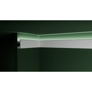 Kép 2/7 - Dubai Decor LED024 rejtett világításos díszléc 2400 x 95 x 50 mm