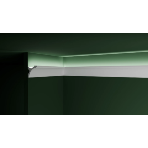 Kép 2/7 - Dubai Decor LED035 rejtett világításos/holker díszléc 2400 x 80 x 86 mm