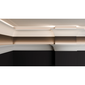 Kép 5/7 - Dubai Decor LED035 rejtett világításos/holker díszléc 2400 x 80 x 86 mm