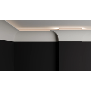 Kép 6/7 - Dubai Decor LED036 rejtett világításos/holker díszléc 2400 x 140 x 110 mm