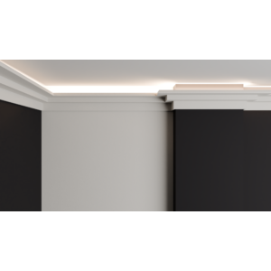 Kép 5/7 - EXTRA kedvezmény csomag - LED042 rejtett világításos/holker díszléc + COB LED szalag