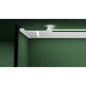 Kép 4/7 - EXTRA kedvezmény csomag - LED053 rejtett világításos díszléc + COB LED szalag