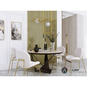 Kép 7/14 - Lamelio MILO lamella panel, arany 12.2 x 270 cm