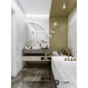 Kép 6/14 - Lamelio MILO lamella panel, arany 12.2 x 270 cm