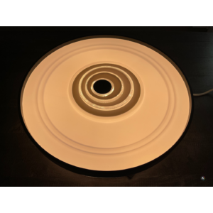 Kép 3/9 - Lucero Olympia 84 W-os, 50 cm átmérőjű fehér LED távirányítós és mobil applikációval vezérelhető mennyezeti lámpa, 5880 lumen (K)
