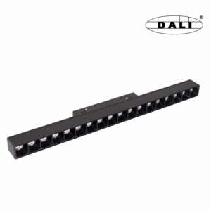 Kép 1/10 - MAXLIGHT Track Magnetic 48V-os sínrendszeres lámpa, 18W, 3000K, 1049 lm, 35 cm, fekete, DALI