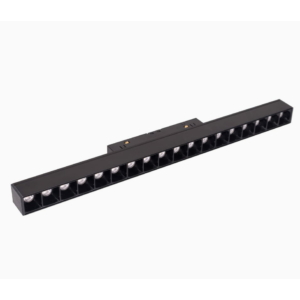 Kép 1/10 - MAXLIGHT Track Magnetic 48V-os sínrendszeres lámpa, 18W, 3000K, 1049 lm, 35 cm, fekete