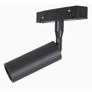 Kép 1/10 - MAXLIGHT Track Magnetic 48V-os sínrendszeres spot lámpa, állítható, 5W, 3000K, 361 lm,  Ø3 cm, fekete