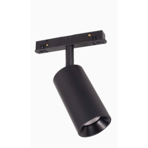 Kép 1/10 - MAXLIGHT Track Magnetic 48V-os sínrendszeres spot lámpa, állítható, 12W, 3000K, 664 lm,  Ø5 cm, fekete