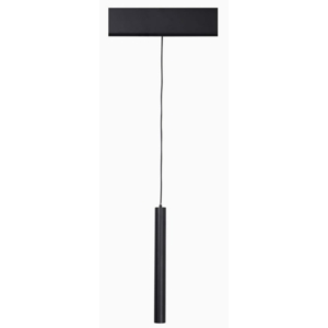 Kép 1/10 - MAXLIGHT Track Magnetic 48V-os sínrendszeres függő lámpa, 5W, 3000K, 361 lm, 75 cm, fekete