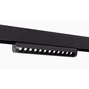 Kép 2/11 - MAXLIGHT Track Magnetic 48V-os sínrendszeres lámpa, forgatható, 12W, 3000K, 525 lm, 24 cm, fekete, DALI