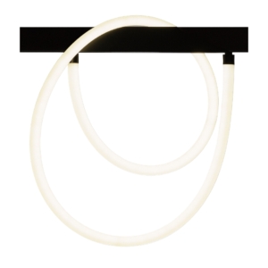 Kép 1/9 - MAXLIGHT Track Magnetic 48V-os sínrendszeres szilikon spirál lámpa, 15W, CCT, 1028 lm,  Ø22x200 cm, fekete, ZIGBEE