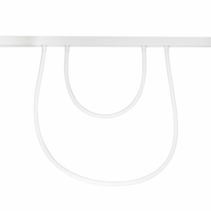 Kép 2/4 - MAXLIGHT Track Magnetic 48V-os sínrendszeres szilikon spirál lámpa, 15W, 3000K, 1028 lm, Ø22x100 cm, fehér