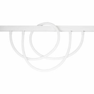 Kép 3/4 - MAXLIGHT Track Magnetic 48V-os sínrendszeres szilikon spirál lámpa, 15W, 3000K, 1028 lm, Ø22x100 cm, fehér