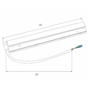 Kép 2/10 - MAXLIGHT Track Magnetic 48 V-os belső tápegység 100W, DALI