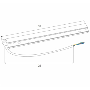 Kép 2/2 - MAXLIGHT Track Magnetic 48 V-os belső tápegység fehér 100W