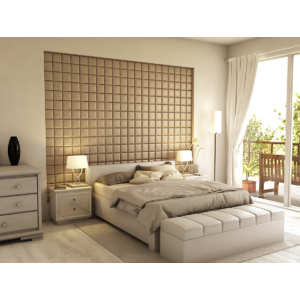 Kép 3/15 - InnoWall műbőr 3D falpanel Maipo 60x60 cm