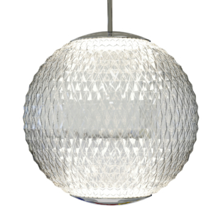 Kép 4/7 - MAXLIGHT Nobile függeszték króm, 24W, 3000K, 1566 lumen