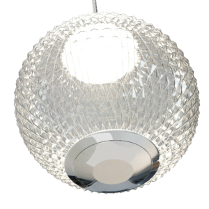 Kép 5/7 - MAXLIGHT Nobile függeszték króm, 24W, 3000K, 1566 lumen