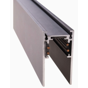 Kép 1/11 - MAXLIGHT Track Magnetic sínelem, falon kívűli, 2 méter, fekete, 5 cm magas