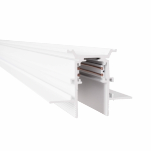 Kép 1/2 - MAXLIGHT Track Magnetic sínelem, süllyesztett, 1 méter, fehér