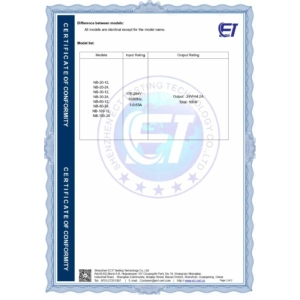 Kép 8/8 - NOBUKO LED tápegység 24V 100W IP67 4.2 A