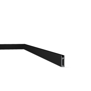 Kép 1/3 - Noel & Marquet IL10 BLACK WALLSTYL® HDPS díszléc, 80 x 23 x 2000 mm