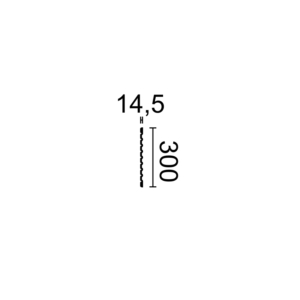 Kép 9/9 - Noel & Marquet CANELÉ L ARSTYL® PU falpanel, 300 x 14.5 x 2000 mm