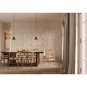 Kép 2/5 - Noel & Marquet PUZZLE CURVE ARSTYL® PU falpanel, 380 x 380 mm