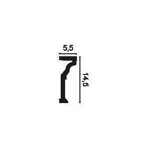 Kép 2/3 - Orac Decor P4000 fali elem, 55 x 145 x 2000 mm