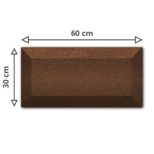 Kép 5/16 - InnoWall műbőr 3D falpanel Paruma 60x30 cm