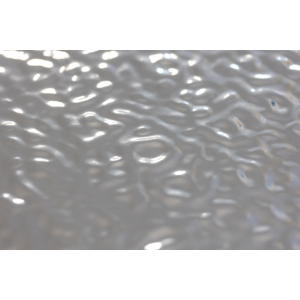 Kép 1/8 - Dubai Decor Luxury PET-34 Metal Series falpanel "Waved", 2800 x 1220 x 8 mm, Silver