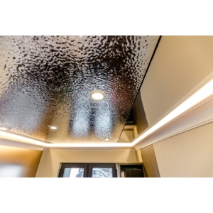 Kép 5/8 - Dubai Decor Luxury PET-34 Metal Series falpanel "Waved", 2800 x 1220 x 8 mm, Silver